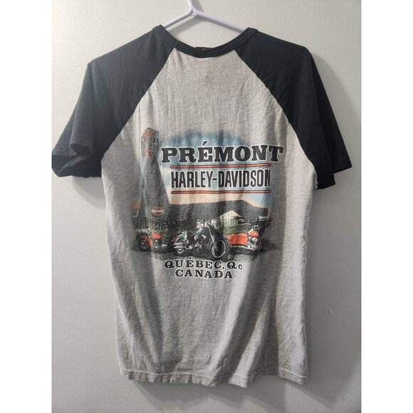 Harley-Davidson Premont T-Shirt Gray Medium Pre-Owned - Picture 3 of 7
